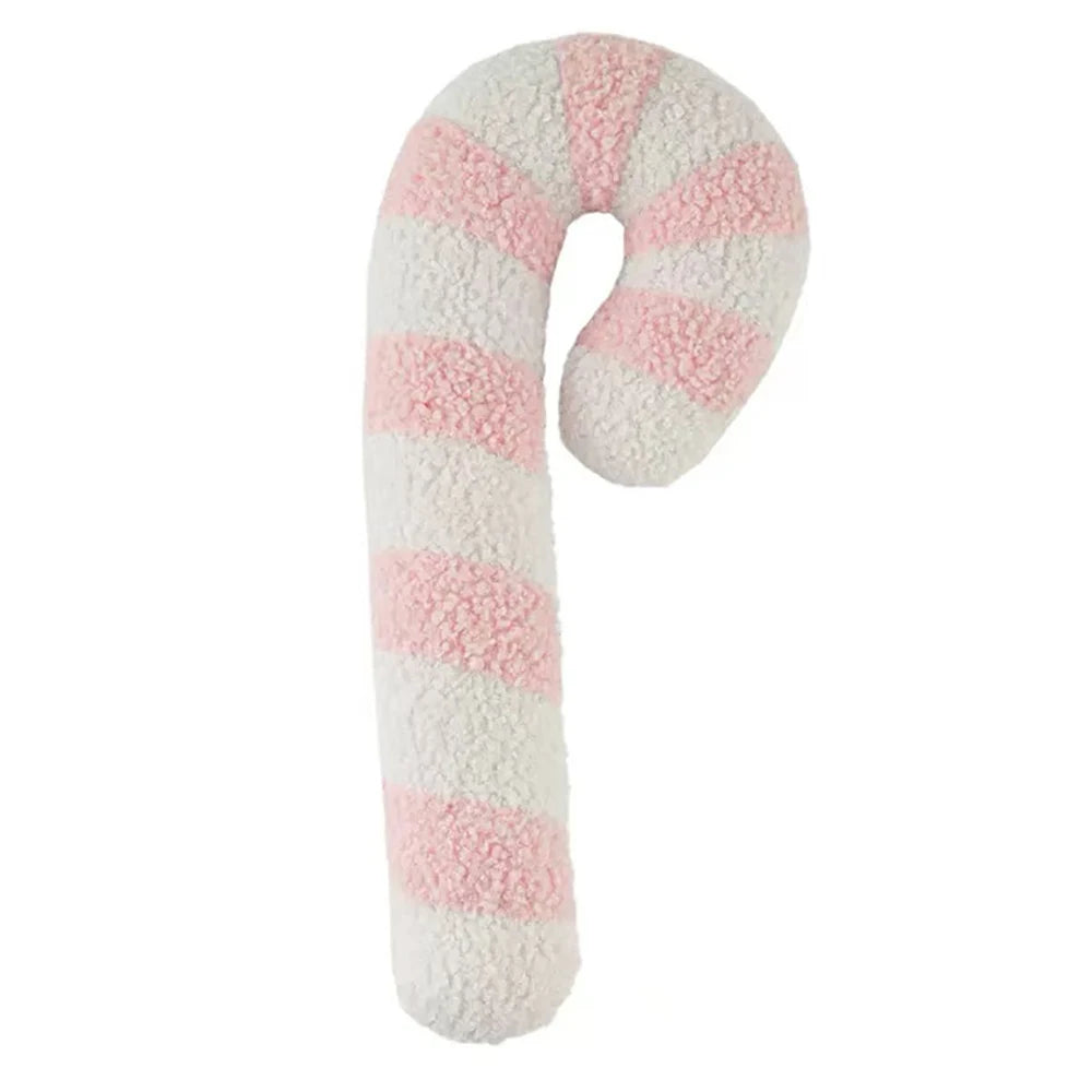 37cm Christmas CYNTHIA ROWLEY Throw Pillow Soft Christmas Candy Walking Sticks Plush Toys for Kids Christmas Gifts Room Decor