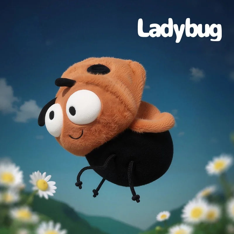 Ladybug 虫眼鏡が可愛い てんとう虫 ぬいぐるみ
