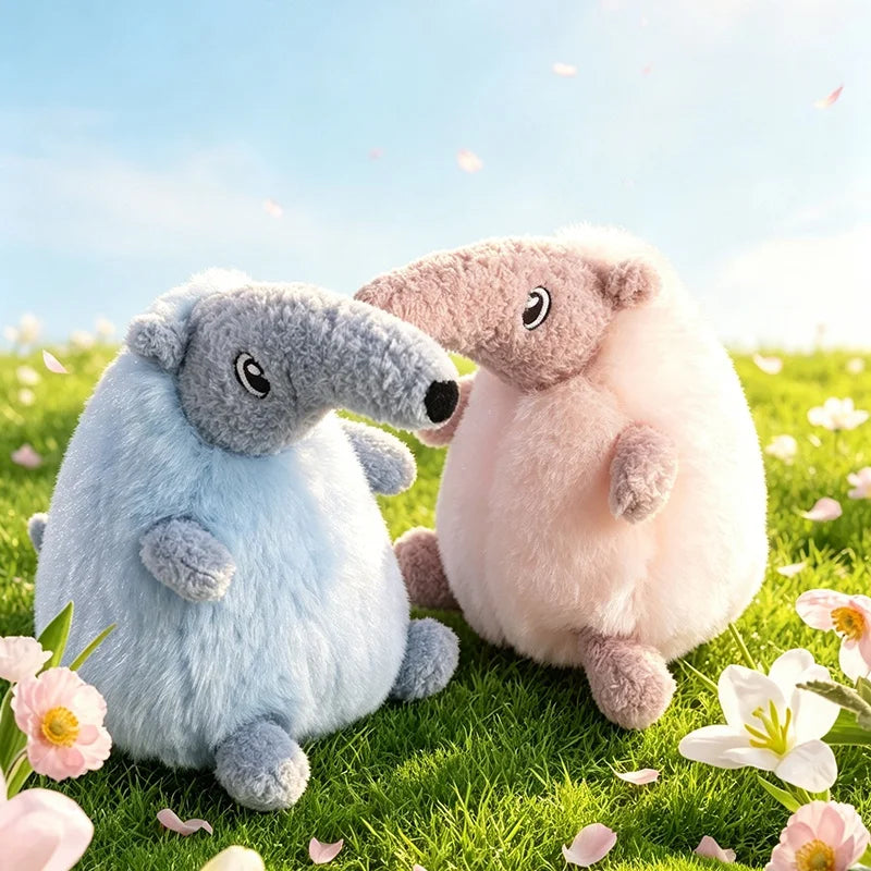 Ultra Soft Fluffy Colorful Anteater Plush Toy Cute Stuffed Animal Doll Kids Adults Cozy Bedroom Sofa Decor Perfect Birthday Gift