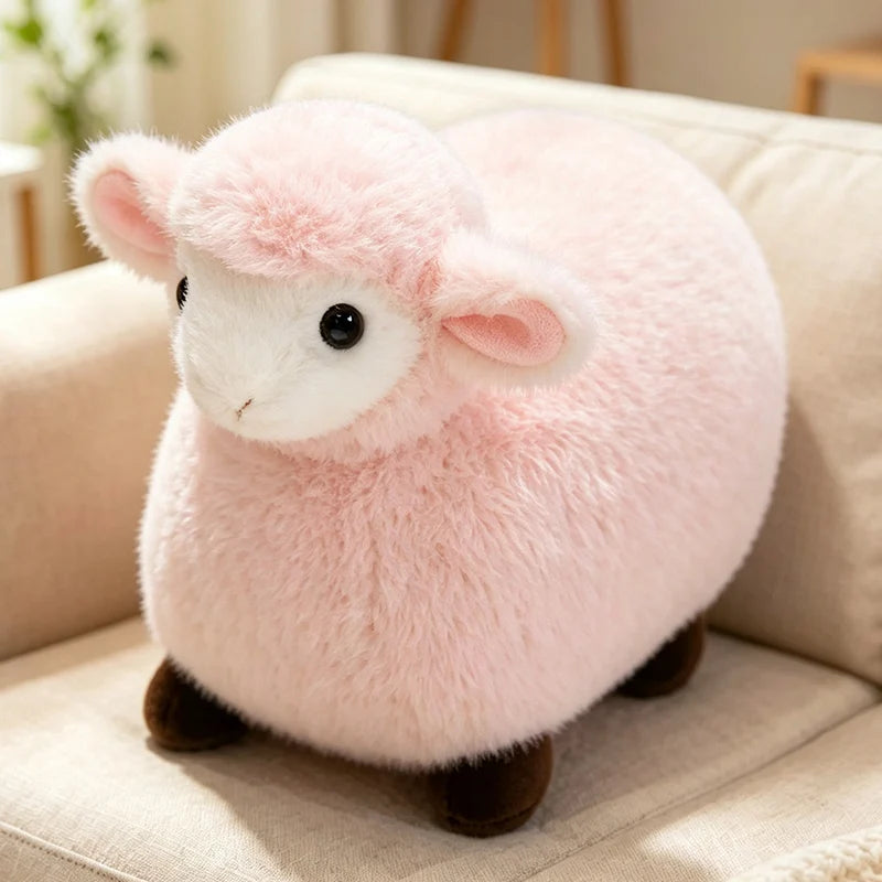 22/30cm Lifelike Sheep Plush Toy White,Black Simulated Sheep Plush Doll Sheep Pendant Stuffed Animal Toy Birthday Gift For Kid