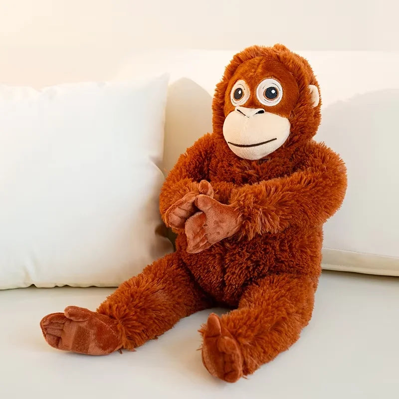 63cm Cartoon Punch Monkey Plush Toys Super Soft Stuffed Animals Toy Chimpanzees Soft Stuffed Dolls Room Decor Kid Birthday Gifts