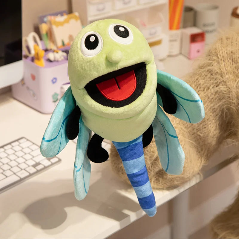 知育 昆虫キャラクター ソフトぬいぐるみパペット