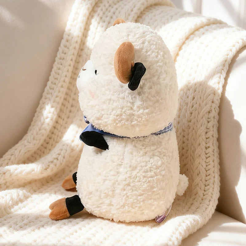 Sweet White Sheep Lam Plush Toys Hold Tulip Flower Soft Stuffed Hug Doll Plush Toy Kid Girl Birthday Christmas Gift