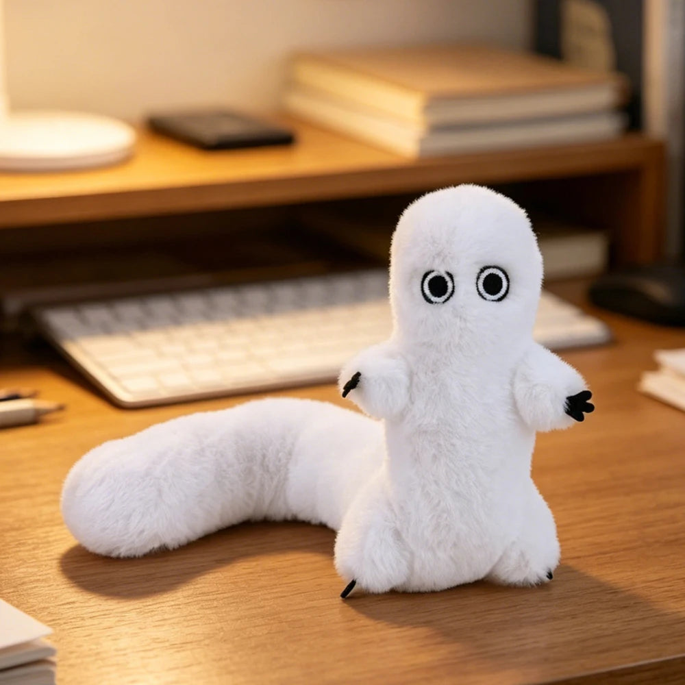 Witch Hat Atelier Fudeworm Plush Toys Fluffy Shapeable Cute Stuffed Toys Anime Brush Buddy Dolls Fans Birthday Gifts Home Decor
