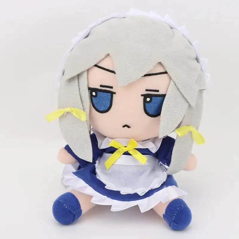 銀髪メイドの無表情ぬいぐるみ