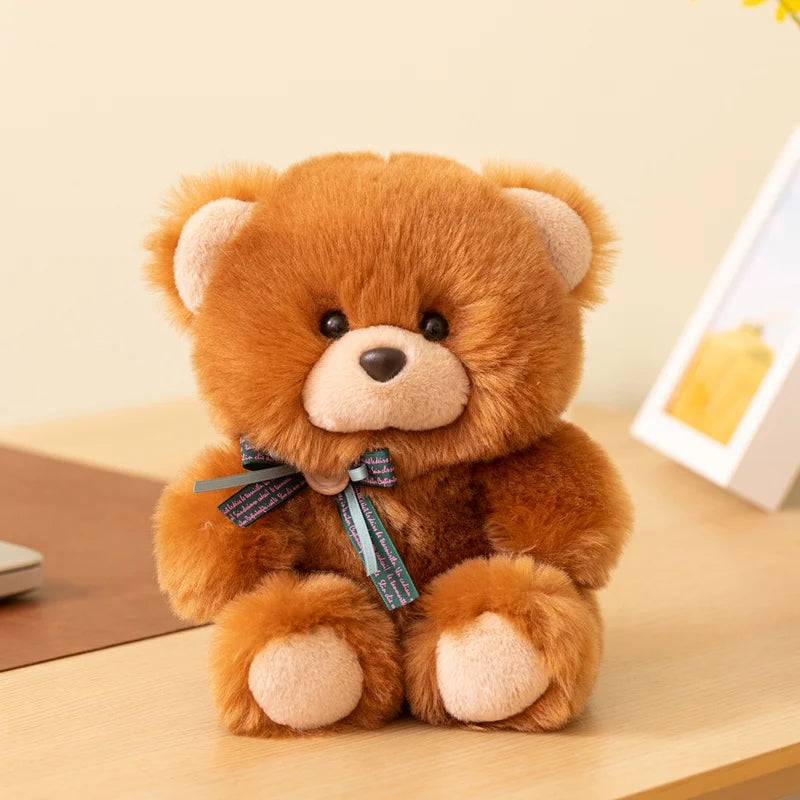 18/23Cm Classics bow Bear Cute Bear Plush Toys Stuffed Kawaii Bear Plush Doll