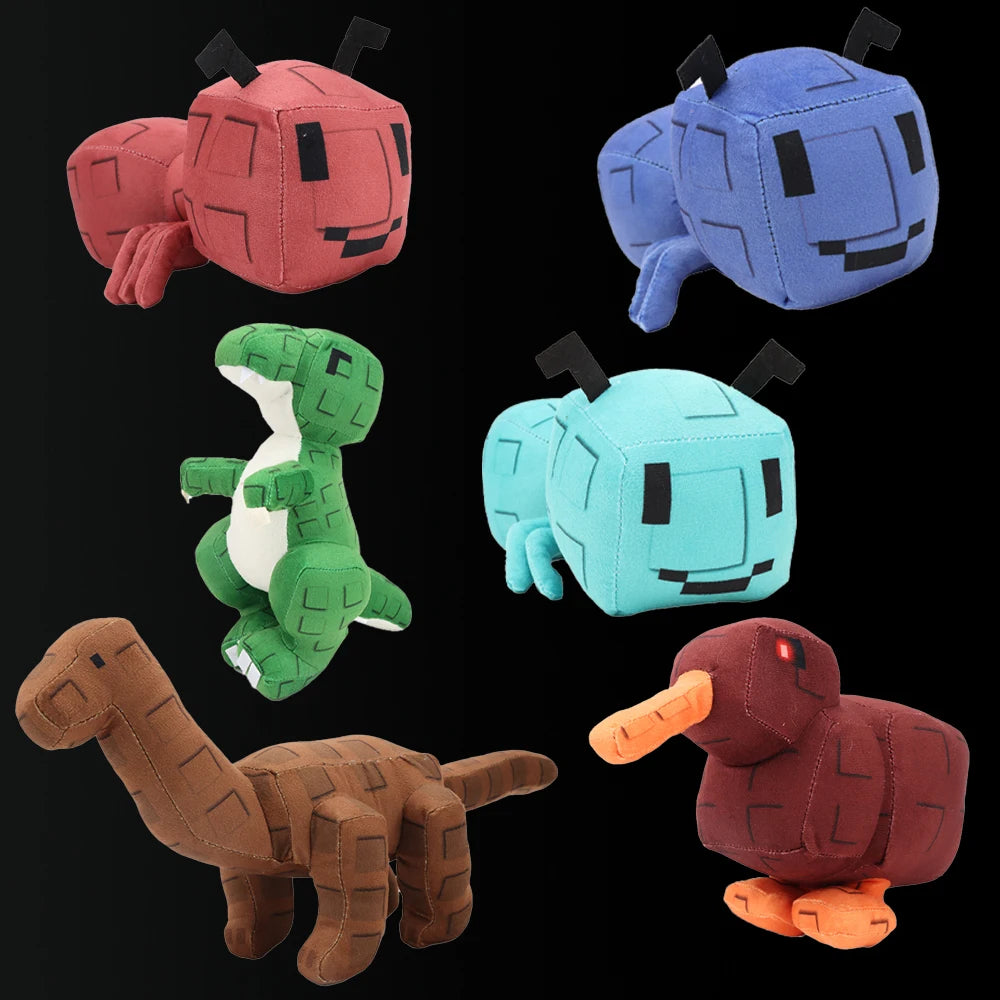 可愛い マインクラフト風 ブロック キャラクター ぬいぐるみ