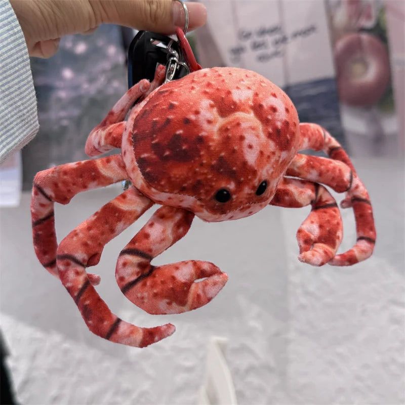 ふわふわ ゆでガニ風 リアル カニ ぬいぐるみ