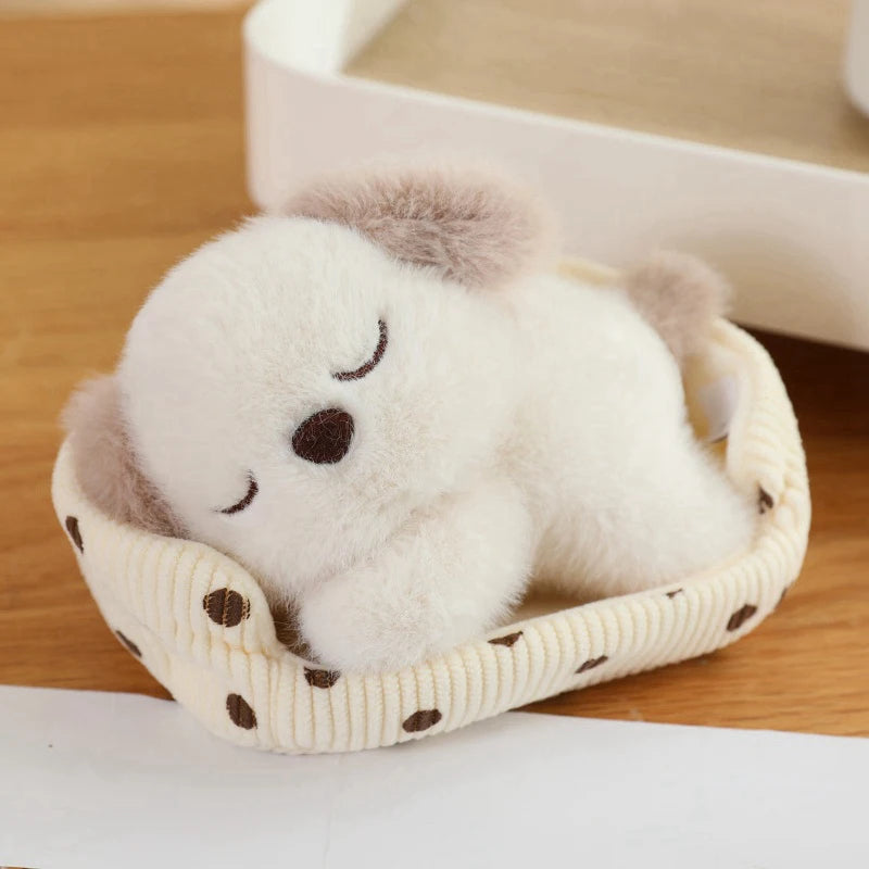 Cute Cartoon Dog, Cat, Fox, Bear, White Rabbit and Pig Plush Toy A Cat Doll Lying in Its Nest Cute Toys for Girl Funny Ornaments