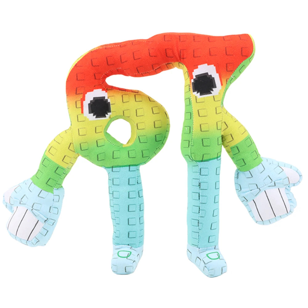 24cm STEAL A BRAINROT Rainbow 67 Plush Toy Cute House Doll Game Surrounding Rainbow No. 67 Toy Soft Toys for Kids Birthday Gifts