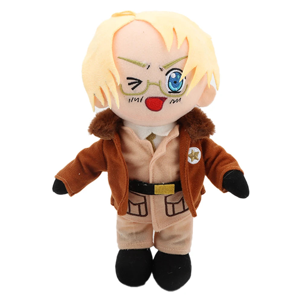 26cm Hetalia Russia Plush Dolls Hetalia Ivan Braginsky Hetalia Axis Powers America Plush Toys Movie Stuffed Animals Fans Gifts