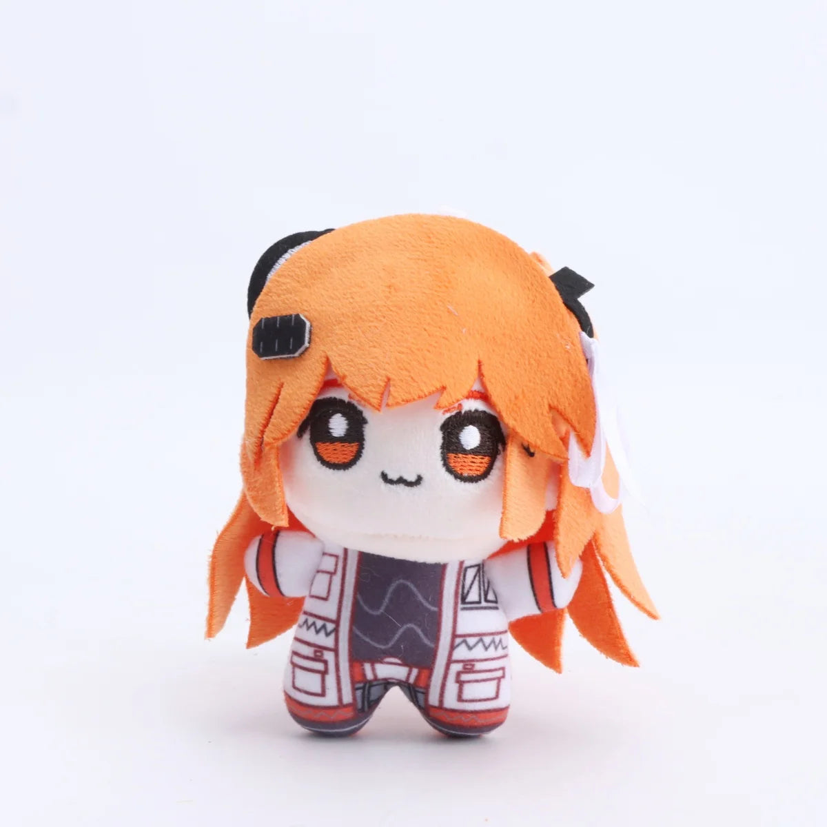 オレンジ髪のジャケットを着たちびキャラぬいぐるみ