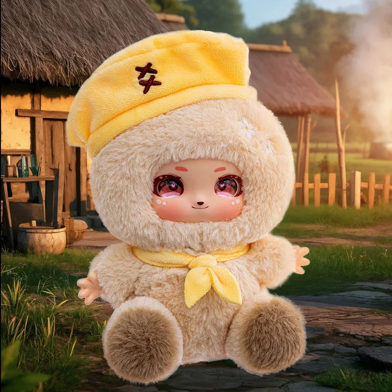 幻想的な夢見る瞳のふわふわキャラクターぬいぐるみ