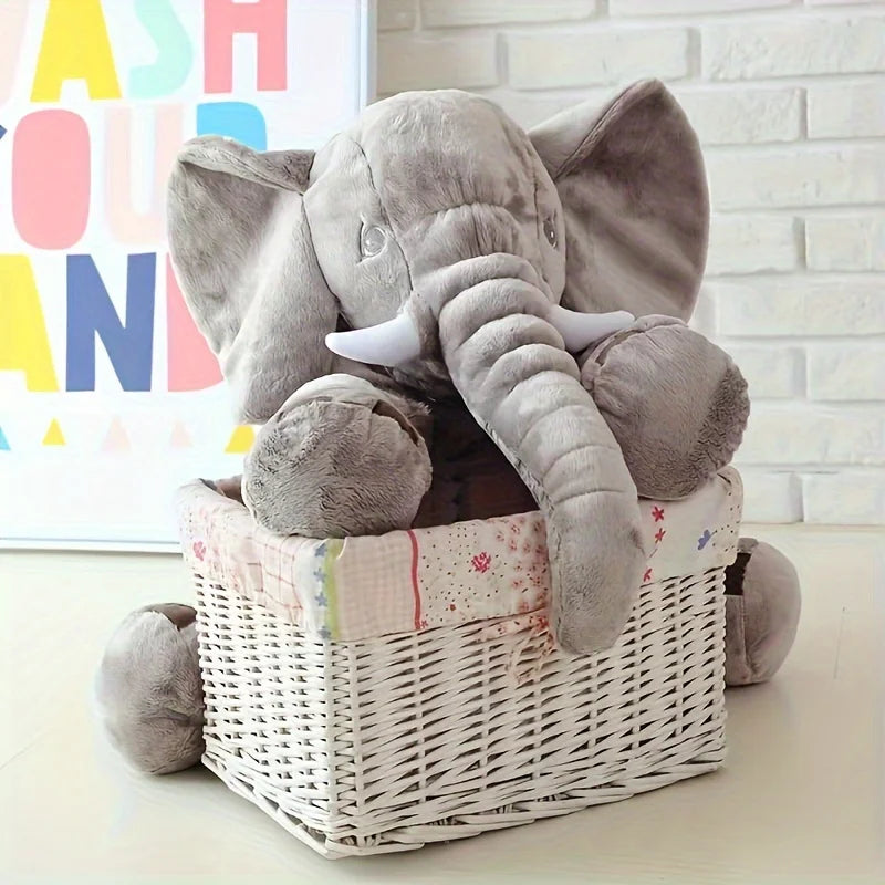 40cm Soft Elephant Plush Toys Cute Elephant Baby Sleeping Pillow Stuffed Animals Best Gifts For Kids Birthday Room Decoration