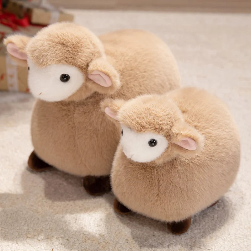 22/30cm Lifelike Sheep Plush Toy White,Black Simulated Sheep Plush Doll Sheep Pendant Stuffed Animal Toy Birthday Gift For Kid