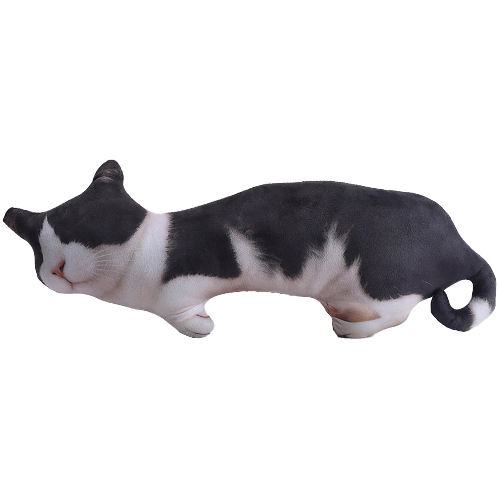 リアルな もちもち 寝そべり キジトラ猫 クッション