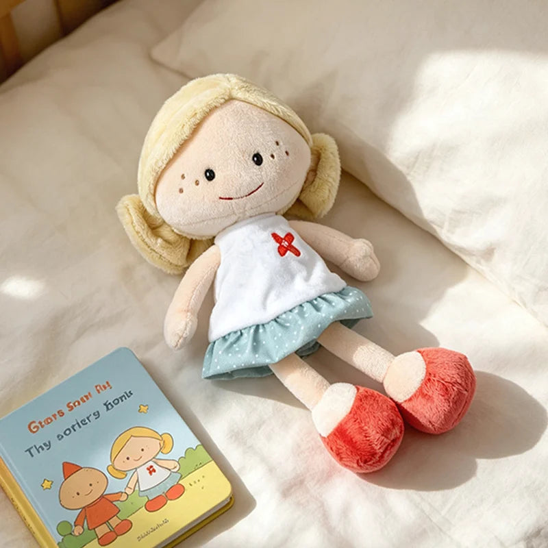 ポンポン足のふわふわ女の子ぬいぐるみ 各種ドレス