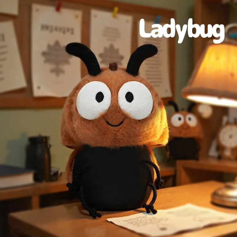 Ladybug 虫眼鏡が可愛い てんとう虫 ぬいぐるみ