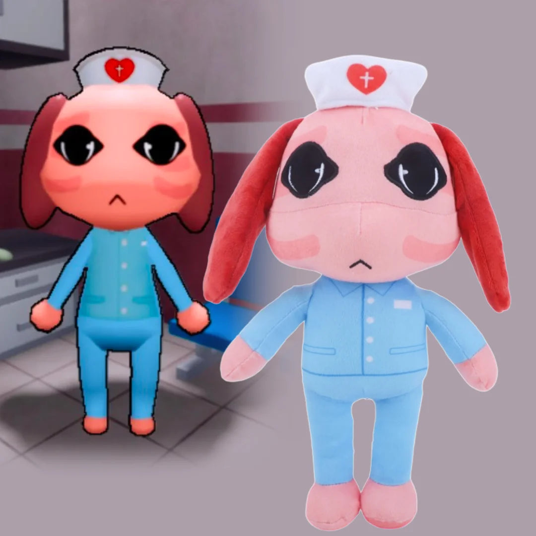 『Piggy』ナースミミ キャラクターぬいぐるみ