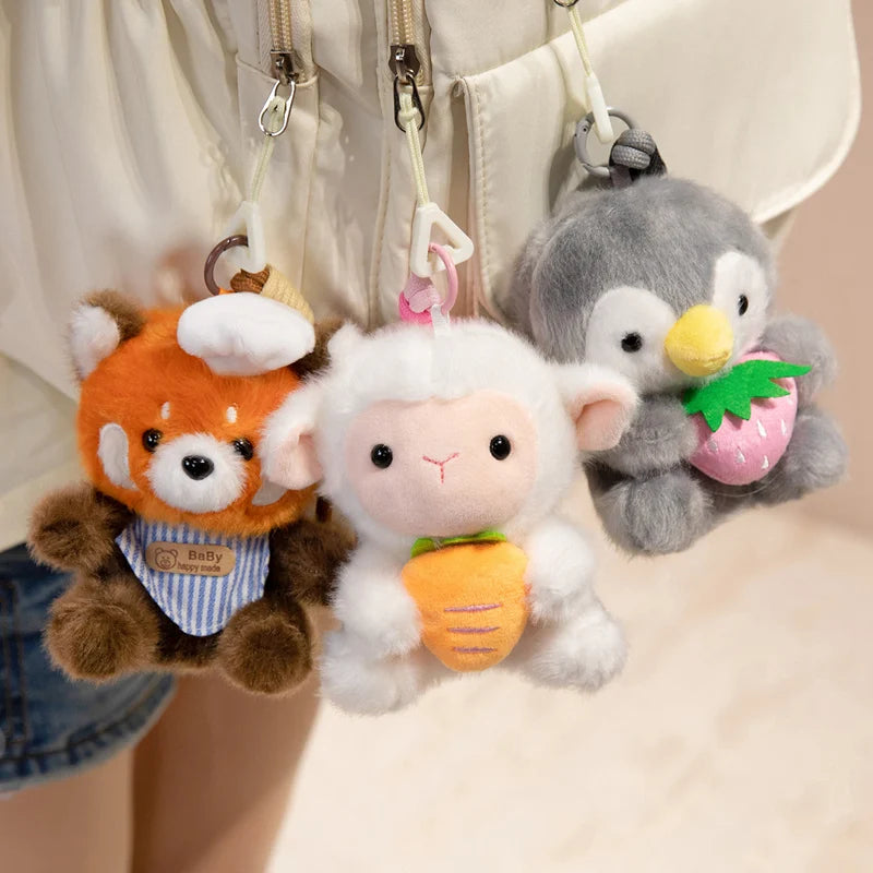 かわいい 動物 ぬいぐるみ キーホルダー バッグチャーム