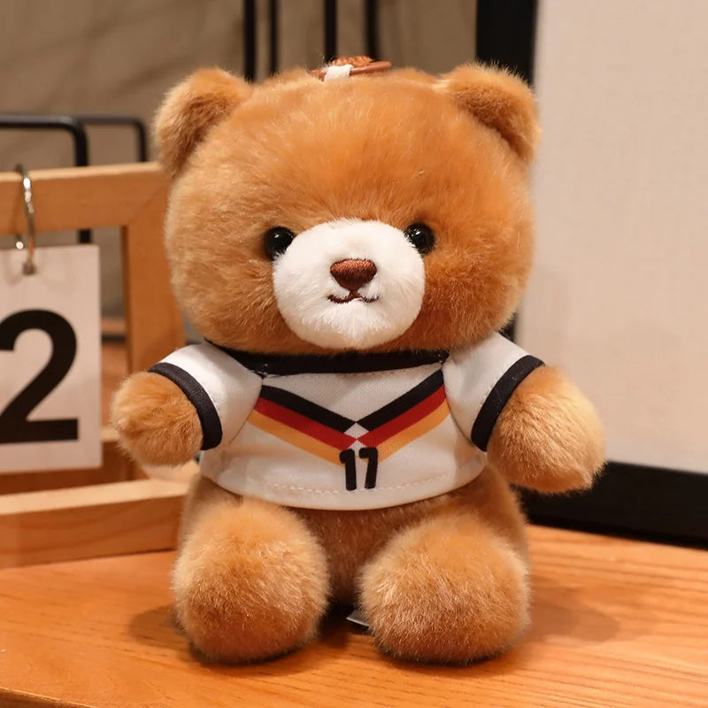 かわいい スポーツユニフォーム 背番号入り クマ ぬいぐるみ マスコット