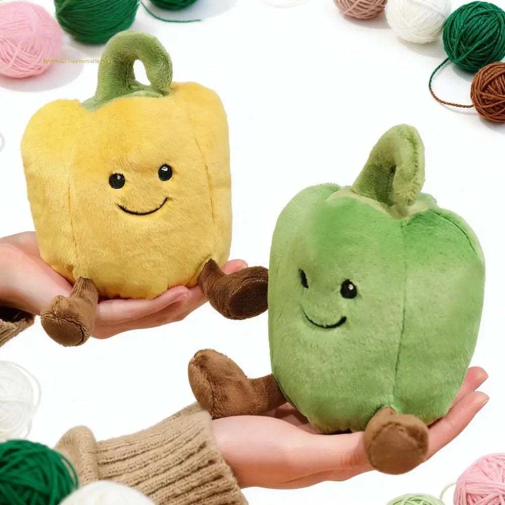 ふわふわ 笑顔のパプリカ ぬいぐるみ 3色セット