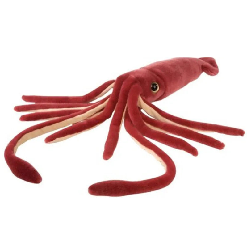 75cm Simulation Cuttlefish Plush Toys Giant Squid Stuffed Toys Cute Sea Animal Plush Dolls For Kids Christmas Gifts