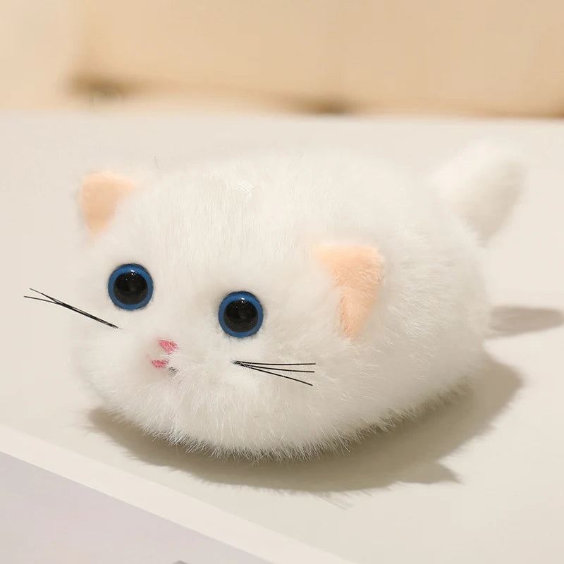 かわいい ふわふわ ミニ 猫 ぬいぐるみ 多色セット 青い目あり