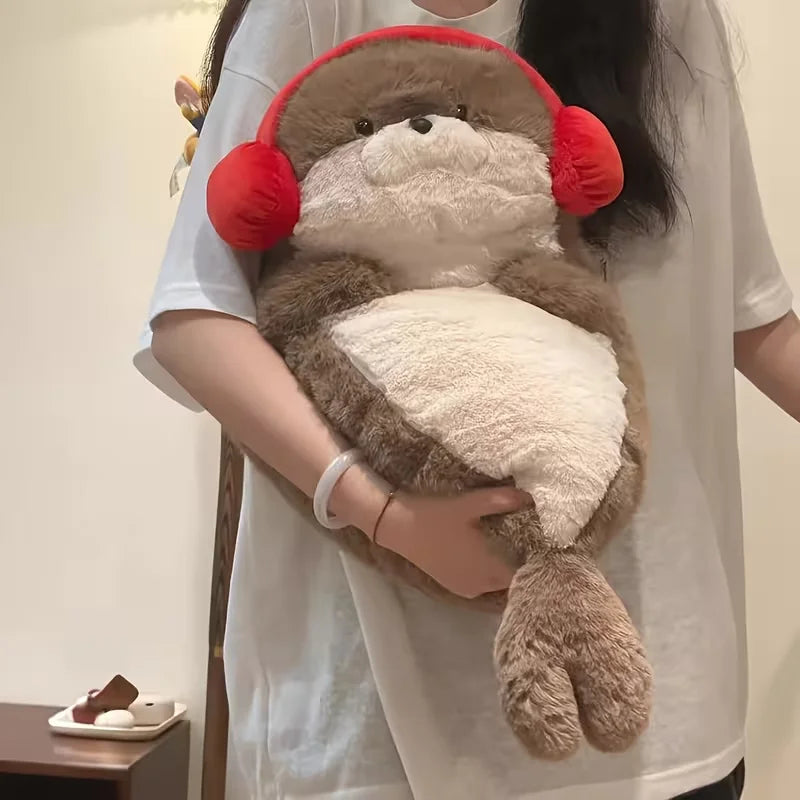ふわふわ もちもち アニマル ツートンカラー ぬいぐるみ ハンドウォーマー