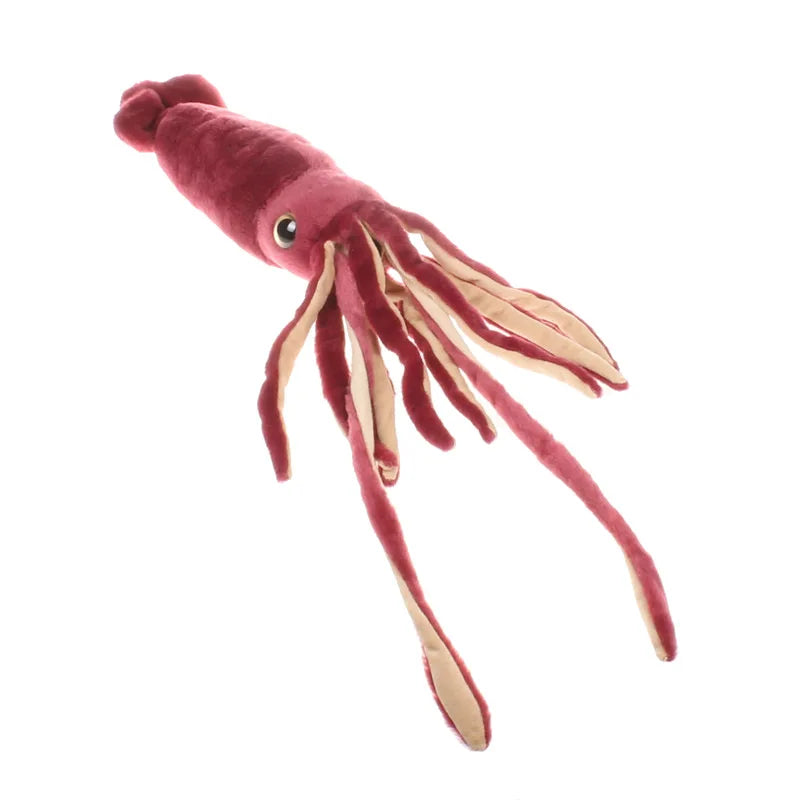 75cm Simulation Cuttlefish Plush Toys Giant Squid Stuffed Toys Cute Sea Animal Plush Dolls For Kids Christmas Gifts