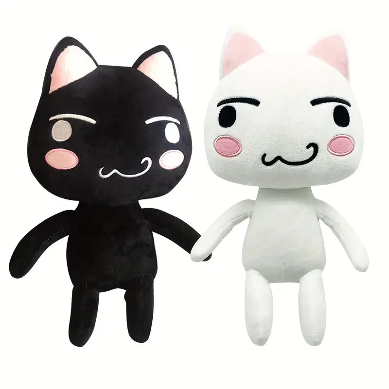 かわいい トロとクロ 黒白 猫 ぬいぐるみ ペアセット