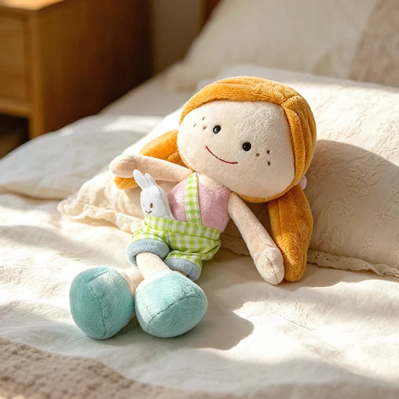ポンポン足のふわふわ女の子ぬいぐるみ 各種ドレス