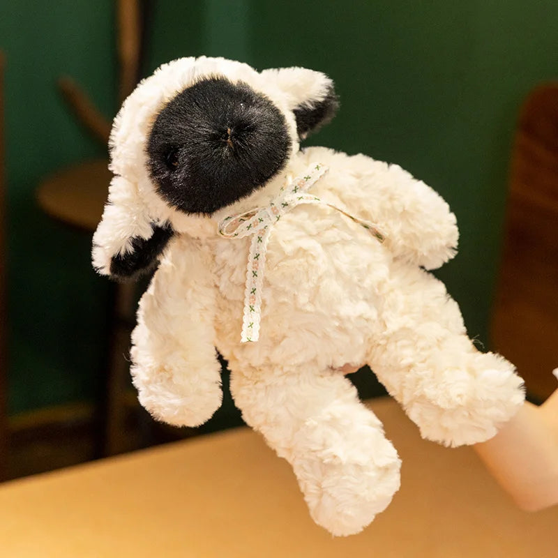 21cm Kawaii Sheep Plush Toy Cartoon Fluffy Soft Mianmian Sheep Animals Stuffed Doll Sleeping Pillow Accompany Toys Birthday Gift