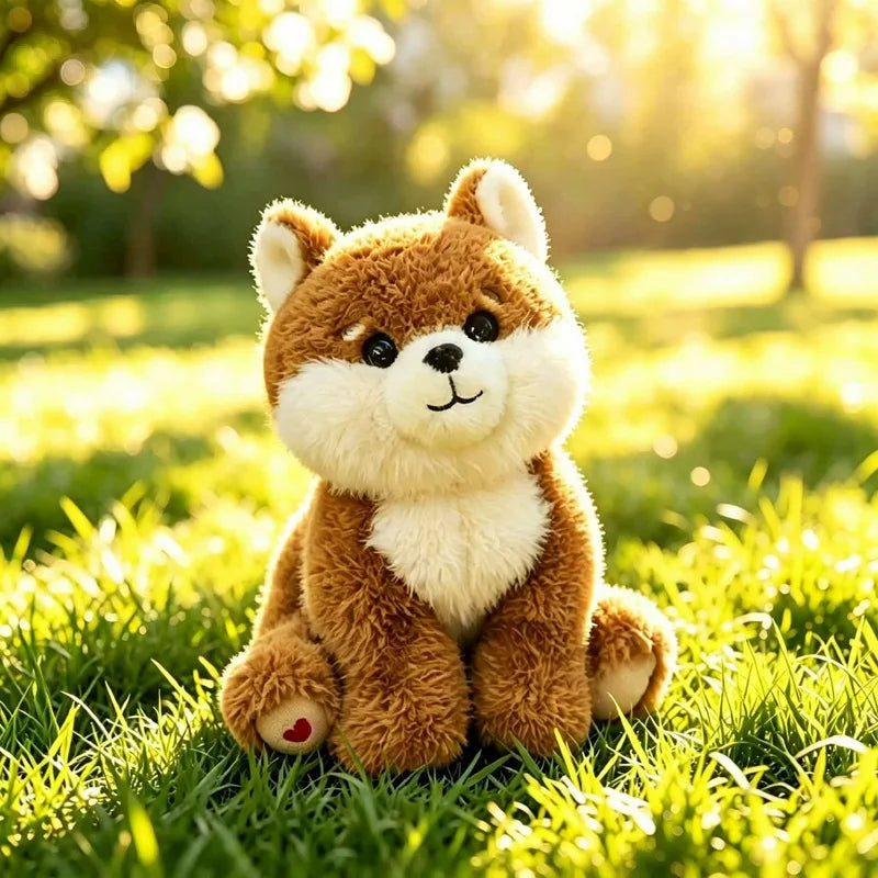 30CM Forest Animals Plush Toy Dog Cat Lion Elephant Stuffed Doll Room Decorative Toys Adorably Birthday Gifts