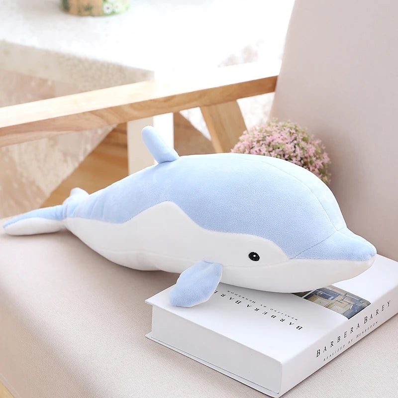 ふわふわ やわらか イルカ ぬいぐるみ ピンク グレー