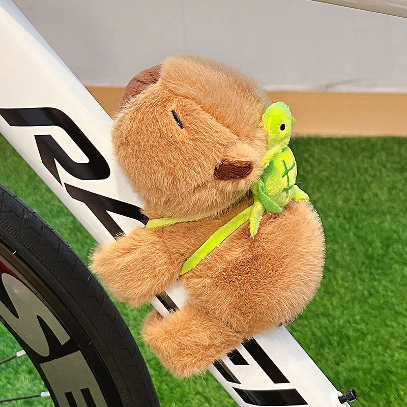 Lovely Capybara Animal Slap Snap Wrap Wristband Bracelet Plush Toys Kawaii Capybara Hand Ring Wristband Funny Toys for Kids