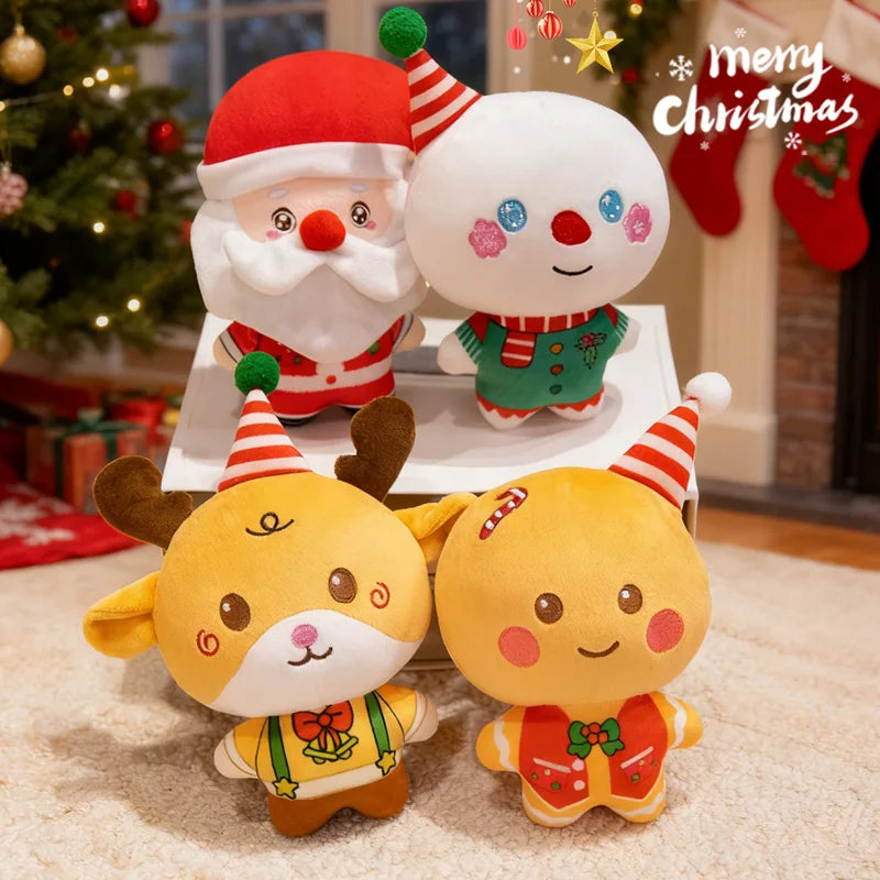 クリスマス キャラクター ふわふわ ぬいぐるみ 4種セット