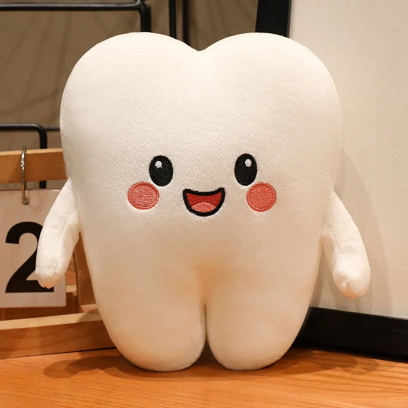 Cute Cartoon Dental Plush Toy Soft Teeth Cleaning Plush Doll Toothbrush Toothpaste Brushing Learning Models Best Gifts
