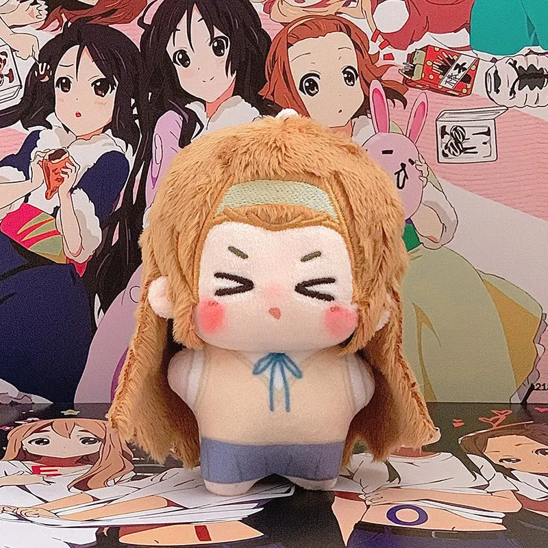 10cm K-on! Cotton Plush Toys Hirasawa Yui Japanese Anime Tainaka Ritsu Cotton Doll Kawaii Toys Valentine Birthday Gift for Girls