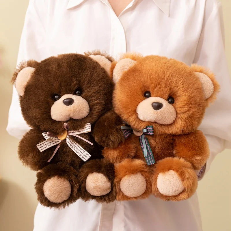 18/23Cm Classics bow Bear Cute Bear Plush Toys Stuffed Kawaii Bear Plush Doll