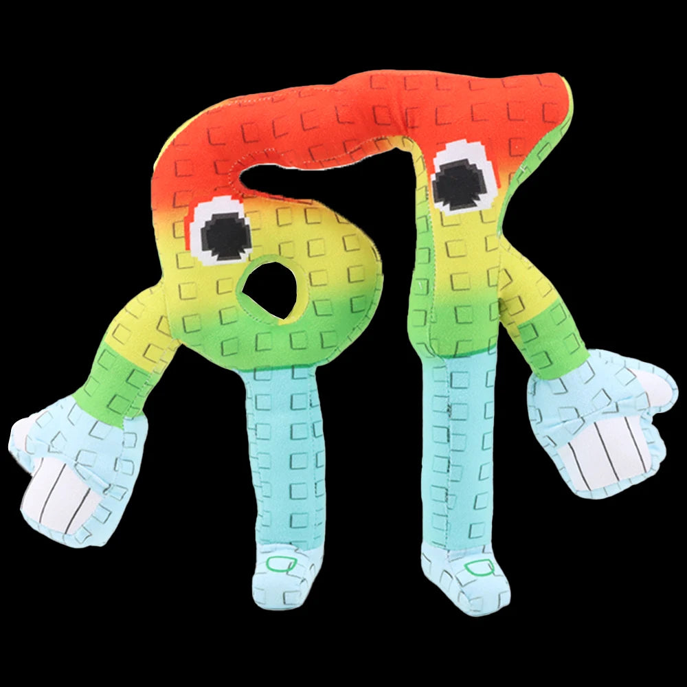 24cm STEAL A BRAINROT Rainbow 67 Plush Toy Cute House Doll Game Surrounding Rainbow No. 67 Toy Soft Toys for Kids Birthday Gifts