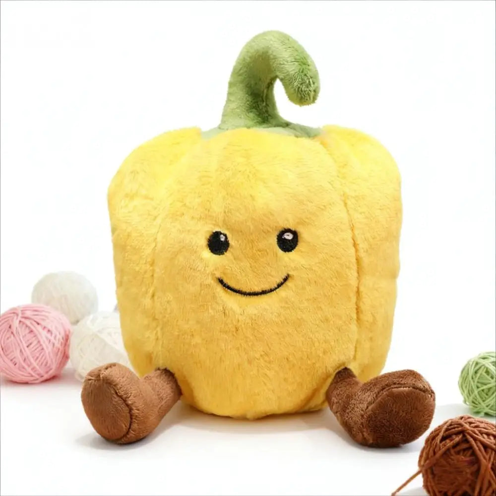 ふわふわ 笑顔のパプリカ ぬいぐるみ 3色セット