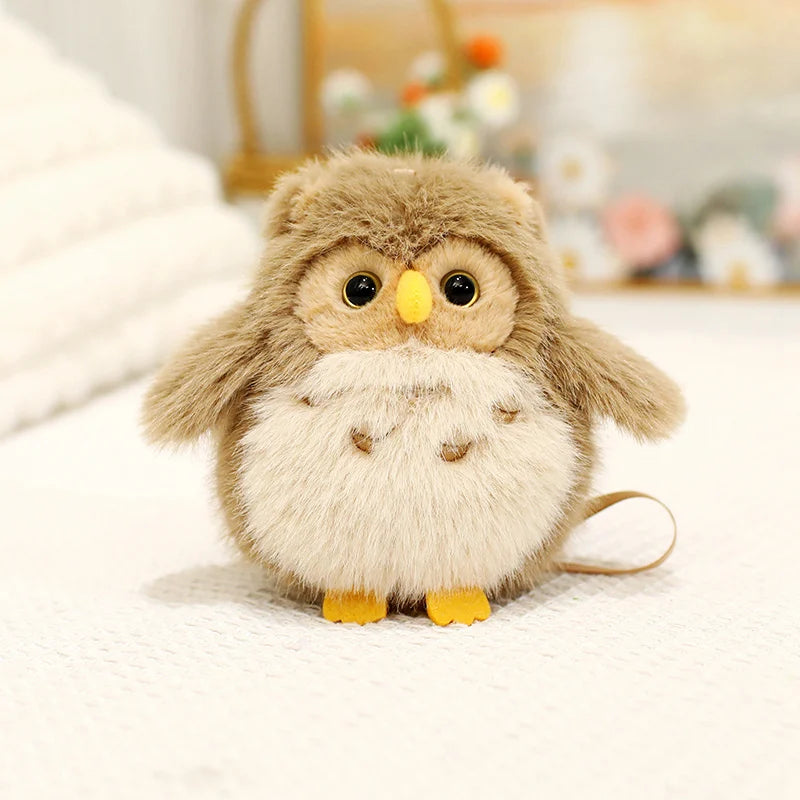 12cm Kawaii Magnetic Standing Shoulder Owl Cute Stuffed Animal Soft Penguin Plush Toy Boy or Girls Perfect Birthday Holiday Gift
