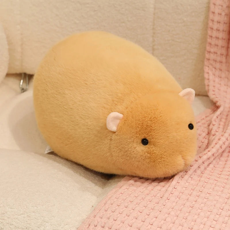 ふわふわ ハムスター 抱きクッション キャメル