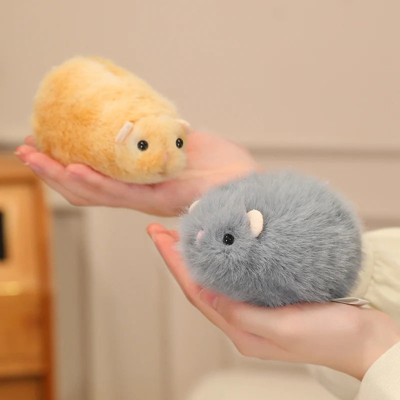 ふわふわ ハムスター 抱きクッション キャメル