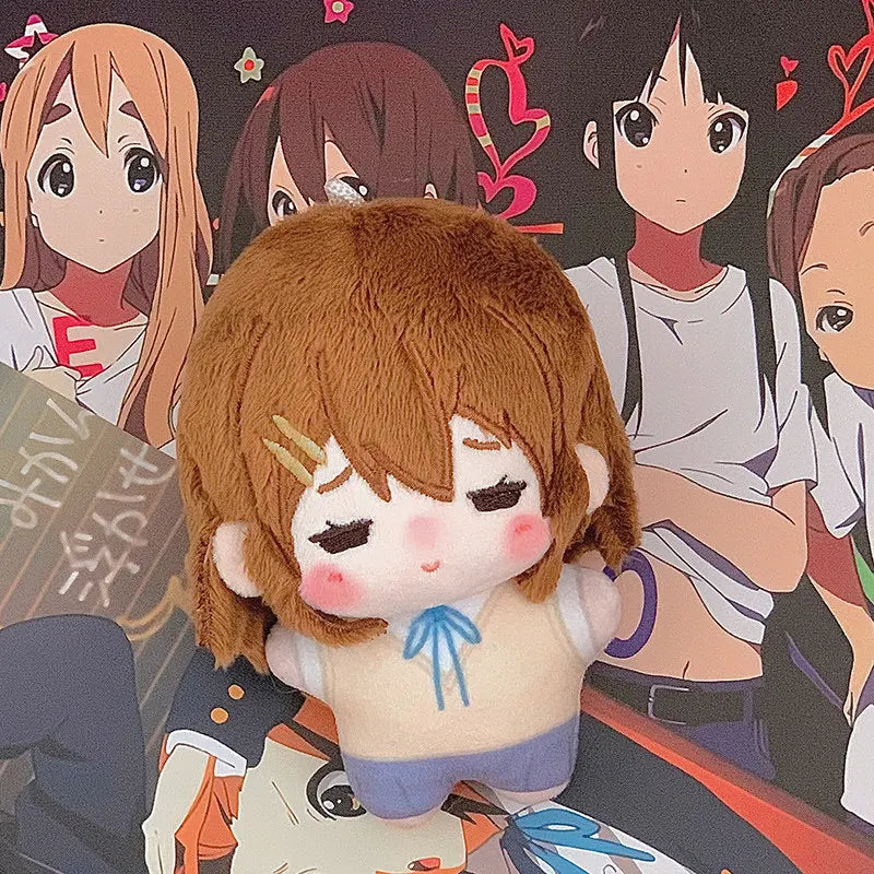 10cm K-on! Cotton Plush Toys Hirasawa Yui Japanese Anime Tainaka Ritsu Cotton Doll Kawaii Toys Valentine Birthday Gift for Girls