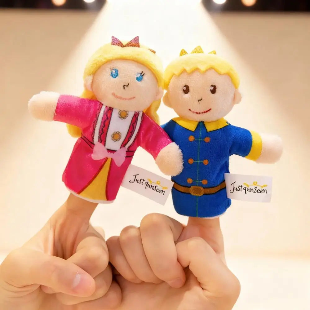 ソフトな おとぎ話 キャラクター 指人形 6個セット