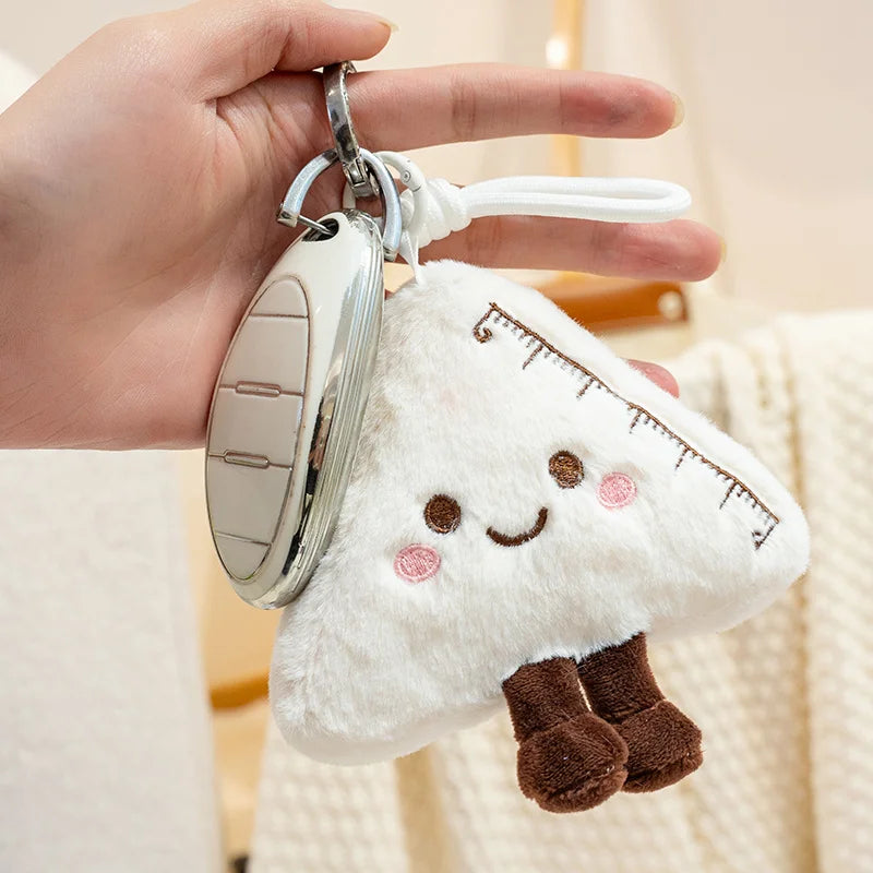 ふわふわ笑顔のパステル文房具ぬいぐるみ