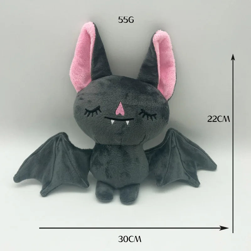 Halloween Plushies Mini Lavender Sleepy Bat Plush Toys Cute Cartoon Skeleton Cat Pillow Soft Ghost Models Halloween Kids Gifts