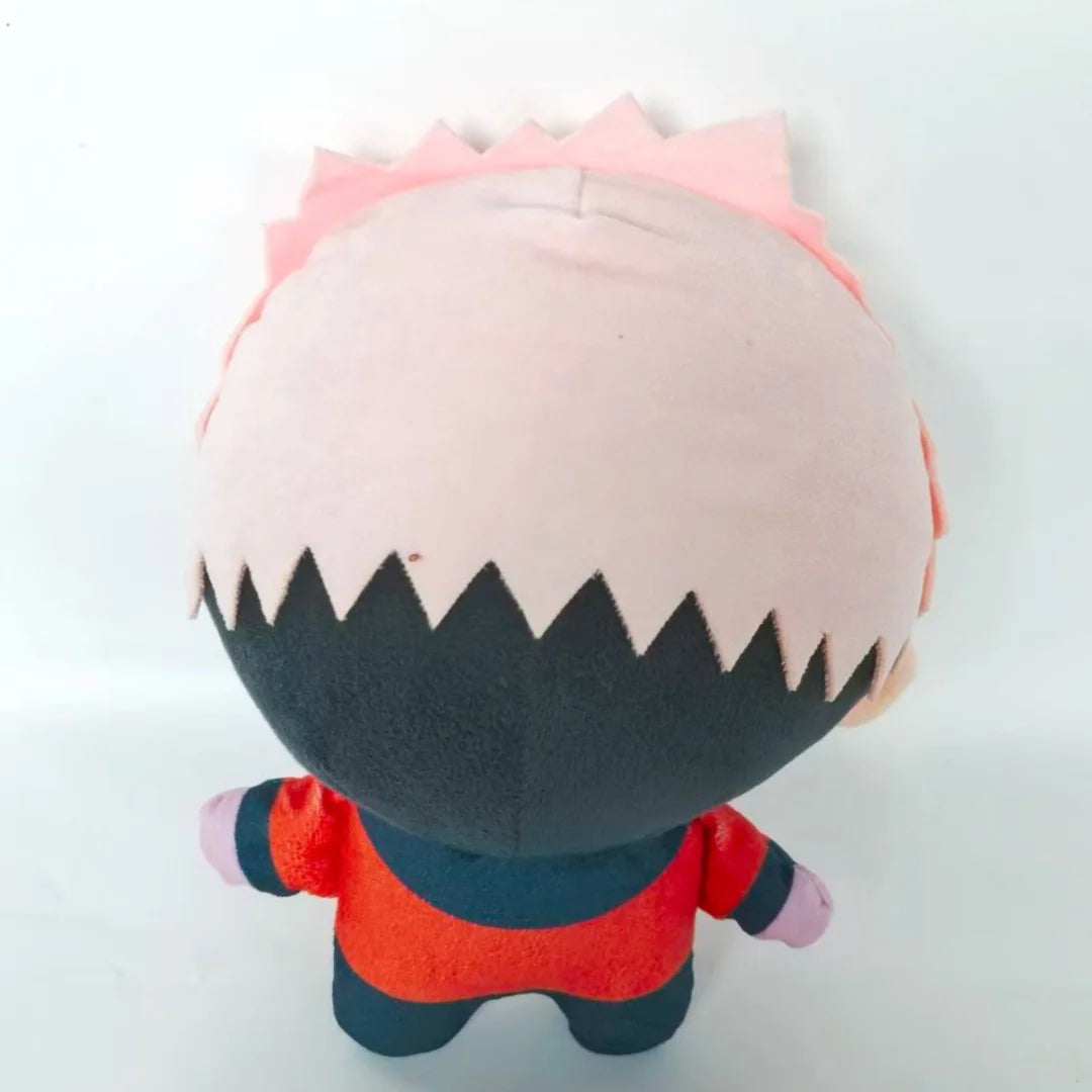 ちびキャラ 顔の刺繡が特徴的な キャラクター ぬいぐるみ